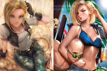 Chiêm ngưỡng những bức họa đẹp nhất của fan về nàng Android 18 trong Dragon Ball