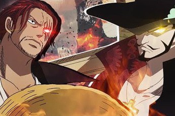 Shanks Tóc Đỏ vs Mắt Diều Hâu Mihawk: Cặp kì phùng địch thủ và những trận chiến bất tận trong One Piece
