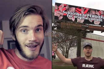 Sợ bị vượt mặt, Pewdiepie khẩn cầu đại gia Mr Beast bơm tiền tấn mua quảng cáo