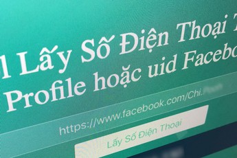 Xuất hiện công cụ cho phép lấy số điện thoại từ bất kỳ profile Facebook nào, kể cả khi số điện thoại không được công khai