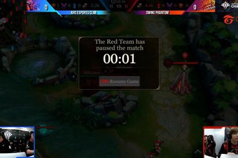 Thảm họa tại giải Liên Quân Mobile Châu Á, tuyển thủ phải đánh đi đánh lại 3 lần