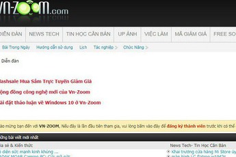 Diễn đàn công nghệ VN-Zoom chính thức đóng cửa sau 12 năm hoạt động