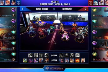 Liên Quân Mobile: Flash Wolves thua Team Flash vì cách pick tướng kiểu "trẻ trâu"?
