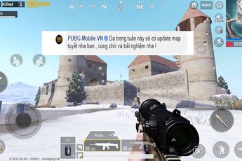 PUBG Mobile: Bản đồ "tuyết trắng" Vikendi sẽ được cập nhật ngay trong tuần này