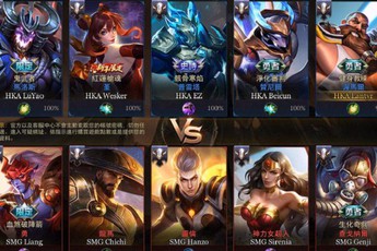 Liên Quân Mobile: Valhein, Yorn và Grakk bất ngờ được sử dụng ở giải Đài Loan GCS