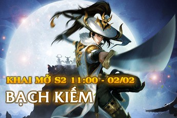 Tặng 1000 Giftcode Kiếm Tích mừng server mới S2 Bạch Kiếm