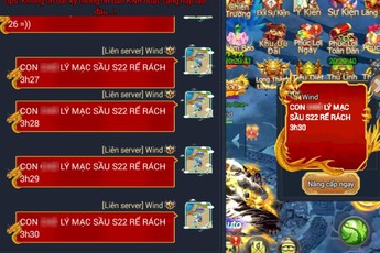 Đại gia thức trắng loa liên server từ 12 giờ đêm đến 06 giờ sáng, 1 phút 1 phát