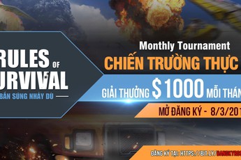 Ngày cuối đăng ký giải đấu hấp dẫn ROS Mobile Monthly Tournament