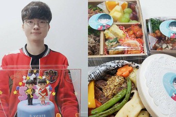 Kỷ niệm 5 năm Debut thi đấu LMHT chuyên nghiệp, Quỷ Vương Bất Tử Faker nhận núi quà từ phía fan hâm mộ