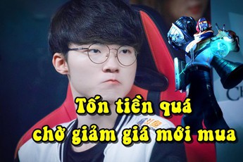 Kiếm 50 tỷ VNĐ/năm, thế nhưng Faker vẫn chờ  đúng đợt giảm giá mới mua trang phục Ryze SKT của chính bản thân mình