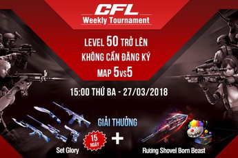 Rinh ngay xẻng Shovel Born Beast khi thi đấu giải CFL tuần vào 15h ngày 27/3
