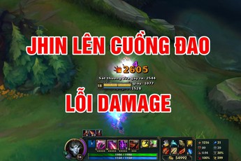 LMHT: Jhin bị lỗi khi lên Cuồng Đao Guinsoo, một phát bắn gần 3000 damage, gamer chơi ngay trước khi Riot fix