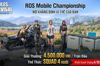 Cáo Cyber, ABCT36 Gaming tổ chức ROS Mobile Championship khởi tranh tháng 4 này