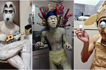 Cười sái quai hàm với màn cosplay hại não của thánh lầy Nhật Bản