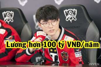 Faker bỗng dưng hot nhất Hàn Quốc sau 1 đêm chỉ vì bị lộ mức lương siêu khủng, hơn 100 tỷ VNĐ/năm