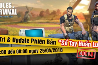 ROS mobile update mới từ 5h sáng mai 25/4