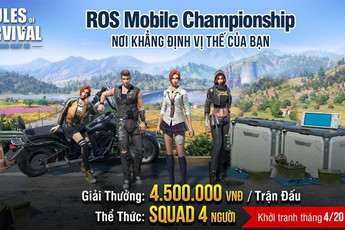21h tối nay đón xem ROS Mobile Championship