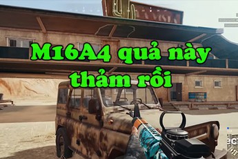 Blue Hole lại thả bả, tưởng M16A4 được buff, ai ngờ bị nerf trắng trợn