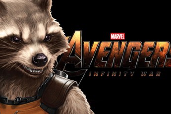 Rocket Raccoon "tử nạn" bên vệ đường sau khi nhóm Vệ Binh Giải Ngân Hà bị tan biến trong Avengers: Infinity War