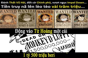 Với mức thưởng 1 tỷ 500 triệu của Luffy, thánh Oda đã cho chúng ta thấy sức mạnh vô đối của... báo lá cải?