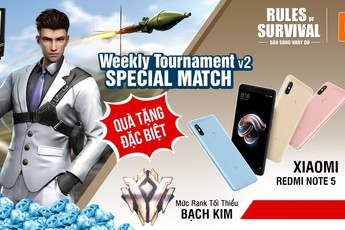 Rinh ngay Redmi Note 5 khi tham gia ROS Mobile Weekly Tournament ngày mai