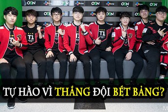 Netizen Hàn Quốc: “SKT đang tự hào sau khi thắng đội bét bảng đấy à?”