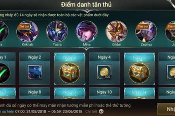Liên Quân Mobile: Garena quyết định tặng game thủ Việt 5 tướng khi chơi account mới
