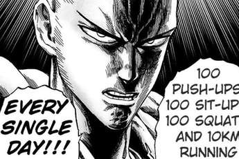 One Punch Man: Bạn muốn mạnh mẽ như Thánh Phồng Saitama? Hãy bắt đầu với "bí kíp" sau nhé