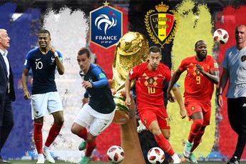 Nhận định Bán kết Pháp vs Bỉ: Đêm chung kết 'sớm' của World Cup 2018
