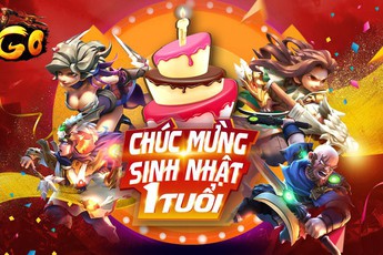 Tam Quốc GO tưng bừng với các hoạt động cực hot trong tháng kỉ niệm sinh nhật 1 năm của Game