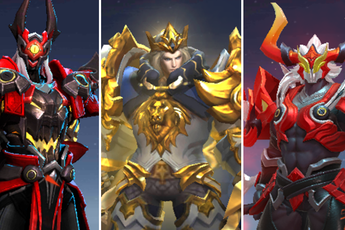 Điểm qua 10 tướng có skin thưởng hạng ở bản gốc của Liên Quân Mobile