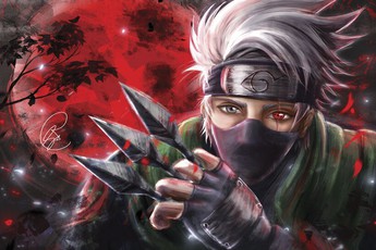 Ninja sao chép Hatake Kakashi hiện lên cực "chất" trong bộ ảnh fanart