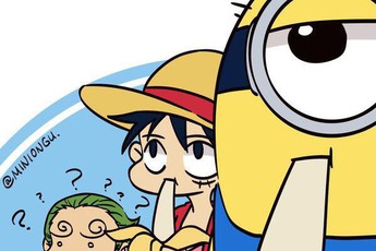 Minion đã du lịch tới thế giới One Piece qua bộ fanart cực kì đáng yêu