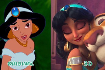 14 nàng công chúa Disney đã thay đổi thế nào khi được vẽ dưới định dạng 3D