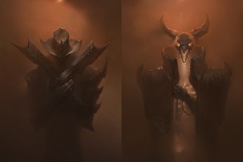 Riot bất ngờ nhá hàng trang phục mới mang chủ đề 'Quỷ Dữ' dành cho Lucian, Thresh và Urgot
