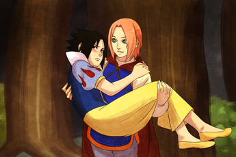 Chết cười với hình ảnh Sasuke hóa thân thành công chúa xinh đẹp trong Nàng Bạch Tuyết và Bảy Chú lùn phiên bản Naruto