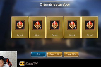 Game thủ Liên Quân Mobile quay 1 phát trúng 5 viên Đá Quý, nhưng...