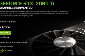GeForce RTX 2080Ti rất mạnh nhưng mua lúc này cũng chẳng hơn gì GTX 1080Ti đâu