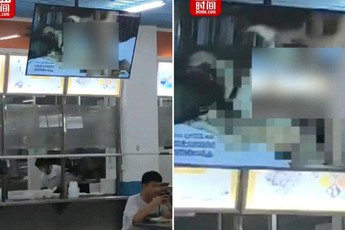 Trung Quốc: Phim người lớn bỗng chiếu ở căng tin Đại học, nhà trường bảo "bị hack đấy"