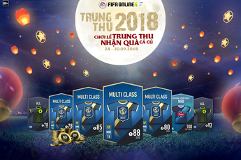 FIFA Online 4 đón Trung thu cùng game thủ với hàng đống quà!
