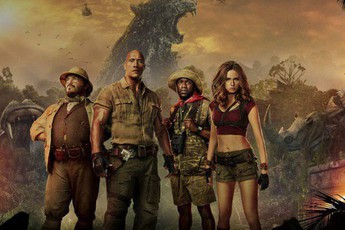 “Jumanji: Welcome to the Jungle” tiếp tục đứng đầu BXH phòng vé cuối tuần