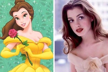 15 sự giống nhau đầy bất ngờ giữa các ngôi sao Hollywood và nhân vật hoạt hình Disney