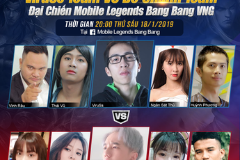Mobile Legends: Bang Bang VNG - Viruss đại chiến Bé Chanh, cuộc chiến không khoan nhượng giữa hai thế hệ streamer