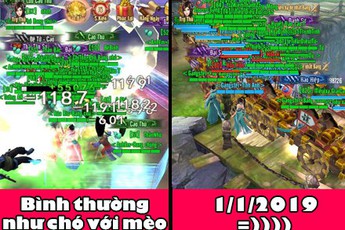 Bình thường ghét nhau "như cún", hôm qua 500 anh em võ lâm đồng loạt đình công mừng... năm mới