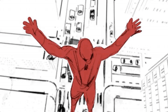 Đoạn hoạt họa nguệch ngoạc này chính là tiền thân của Spider-Man: Into the Spider-Verse