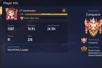 Liên Quân Mobile: Top 1 Thách Đấu Châu Âu là người Đức gốc Việt, sẽ cùng Nova Esports dự AIC