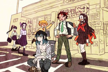 Các nhân vật trong Kimetsu no Yaiba trông sẽ thế nào nếu ở thời hiện đại?