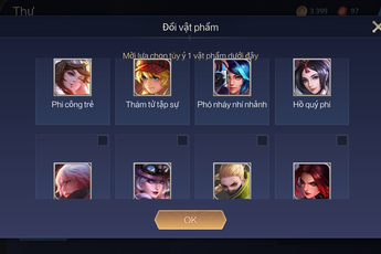 Liên Quân Mobile: Garena tặng FREE 8 skin, 3 vé quay, Thẻ bảo hộ hạng trong ngày 20/10