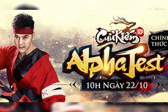 Bom tấn nhập vai 9 phái: Cửu Kiếm 3D chính thức Alpha Test, đăng nhập nhận ngay 5 triệu tiền quà, hoàn trả 200% KNB