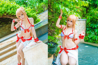 Ghen tị với anh chàng Kirito khi ngắm nàng Asuna Yuuki nóng bỏng trong Sword Art Online